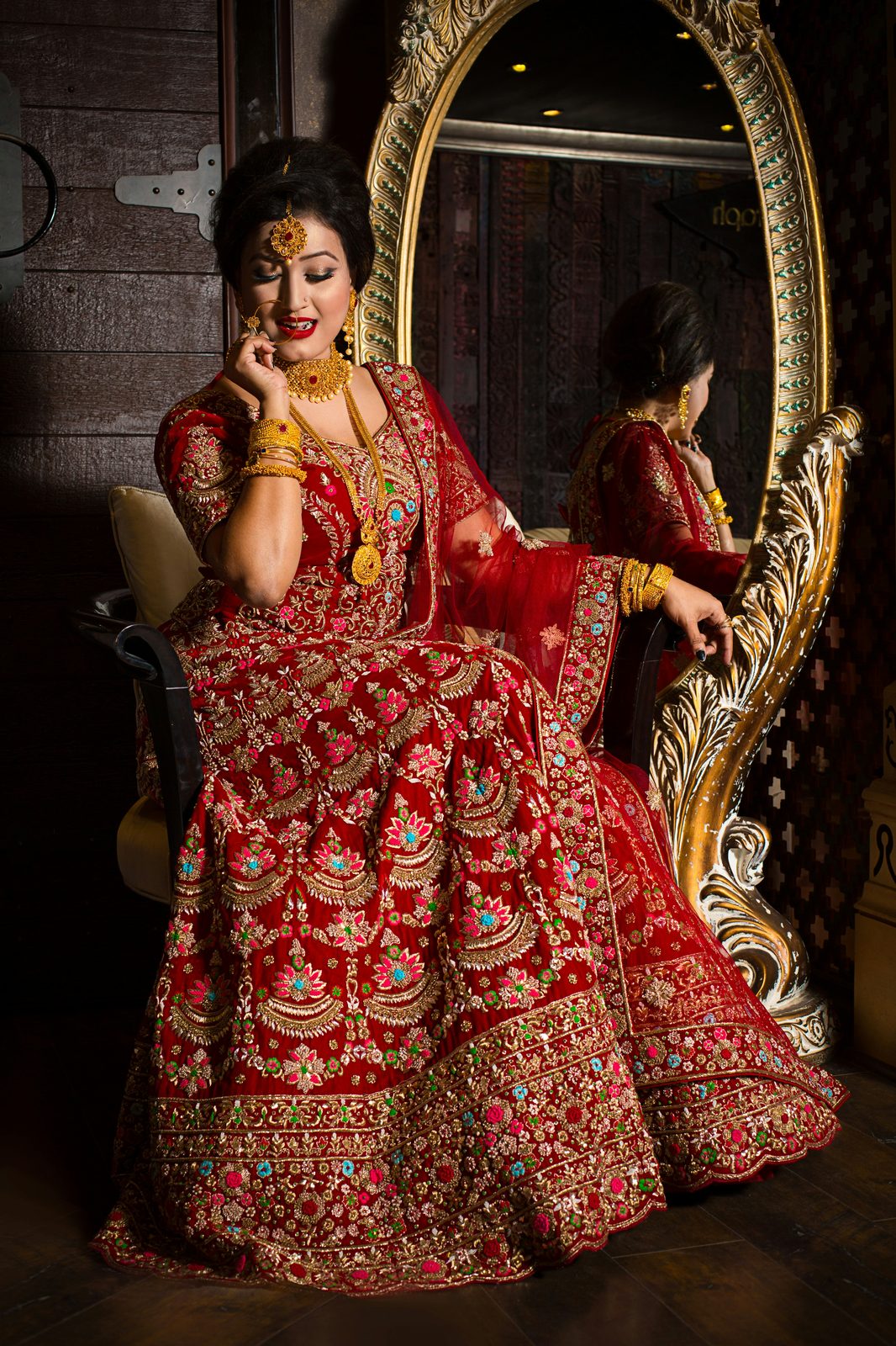 Haldi and Mehendi makeup portfolio