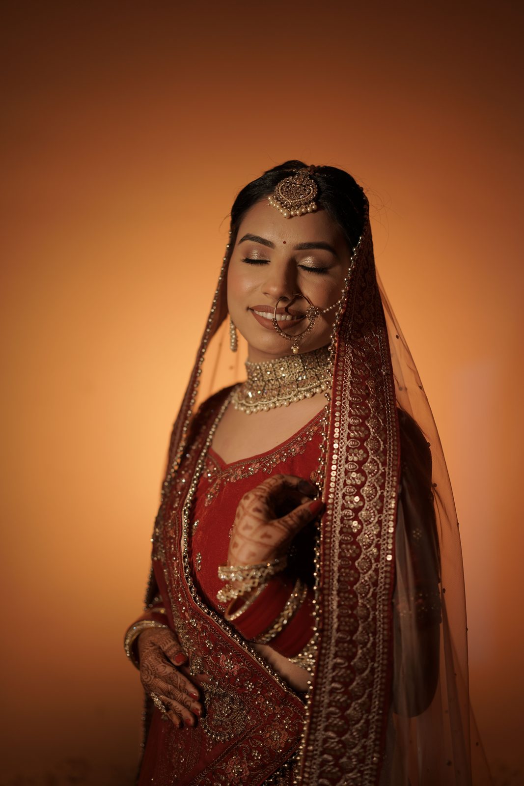 Bridal makeup look