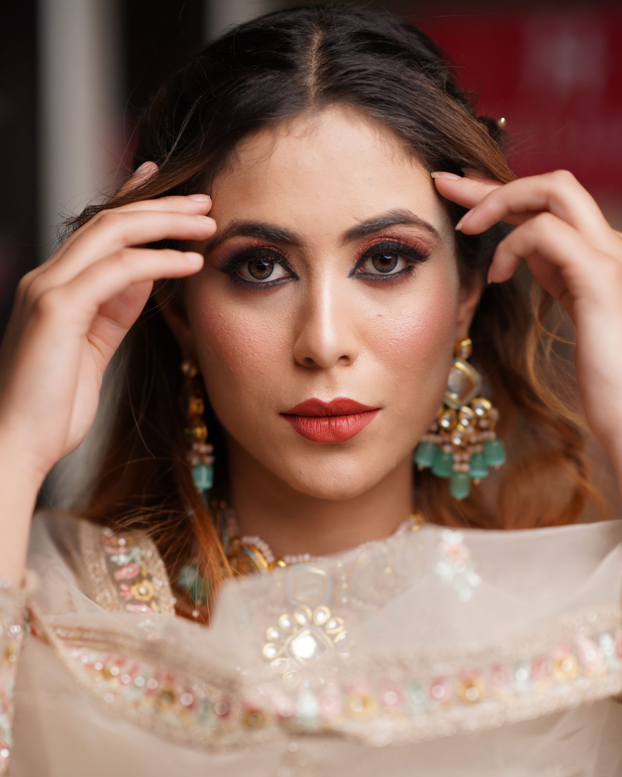 Engagement makeup look