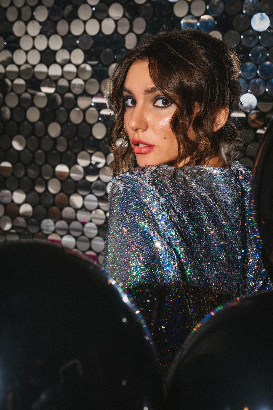 Party and glam makeup look